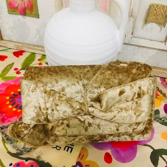 Anthropologie‎ crushed velvet shoulder bag nwot - Picture 8 of 8